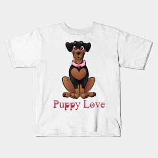 Rottweiler ~ Puppy Love Kids T-Shirt